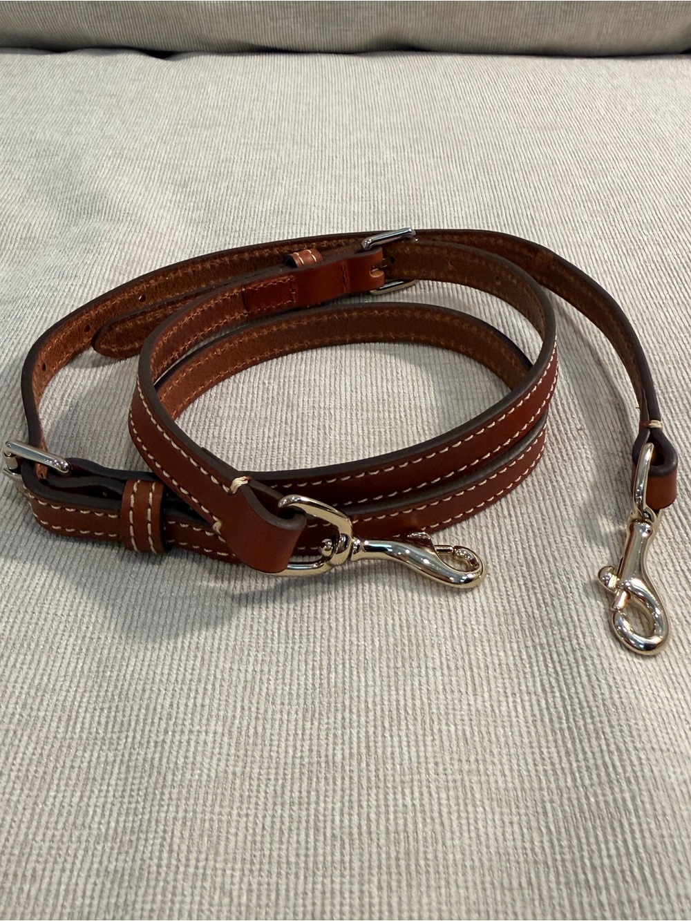 Brown Leather Crossbody Purse Strap